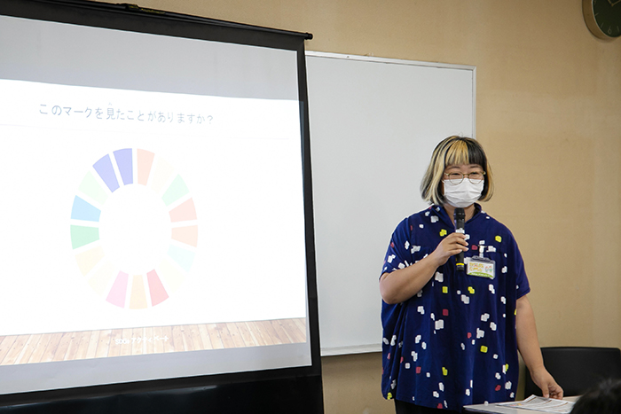 講師はSDGsアクティベートのヒサキヨウコさん