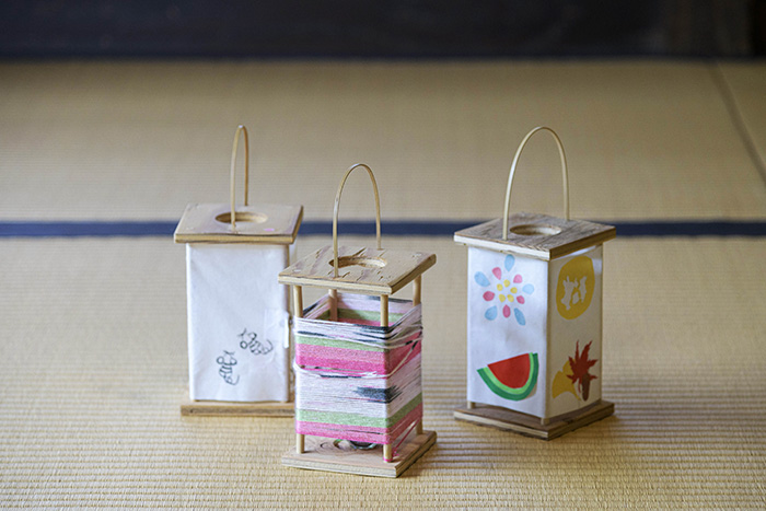 想像力を生かしてオリジナルのあんどんを作ることができます