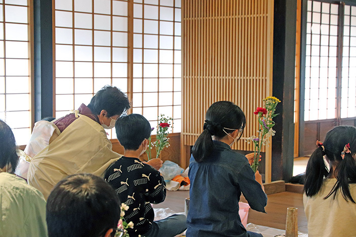 生け花にも挑戦