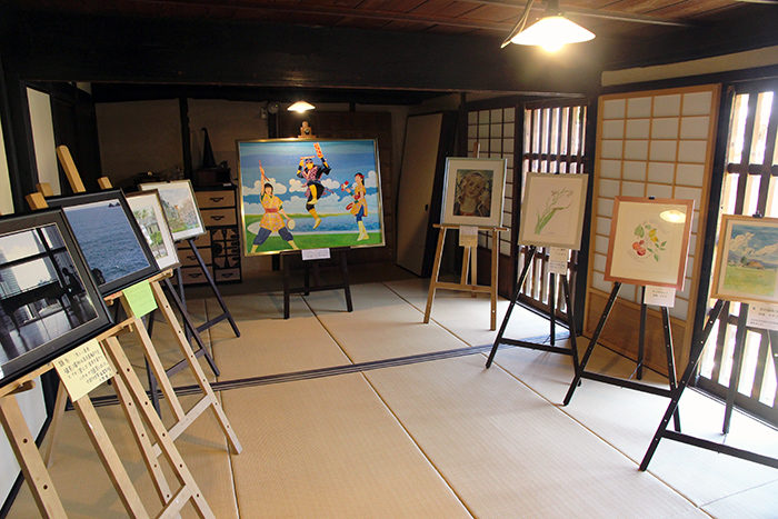 「まちなかぎゃらりー」の展示