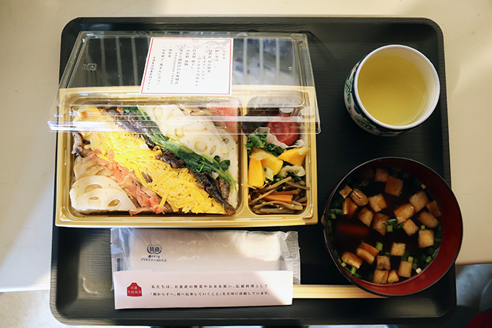 日進産の農作物や、日進の伝承料理を使ったオリジナル定食