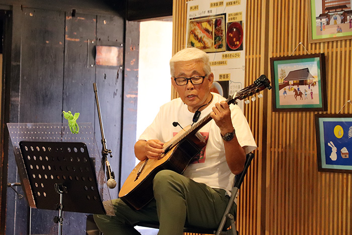 堀敬史さんによるミニライブ