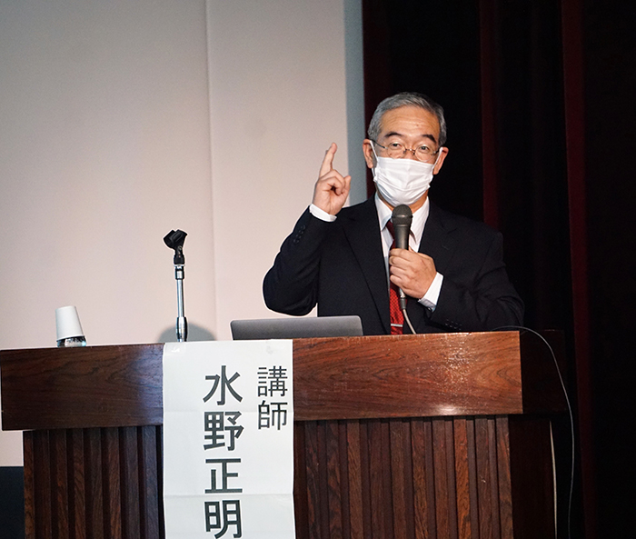 講師の水野・先端医療・臨床研究支援センター長