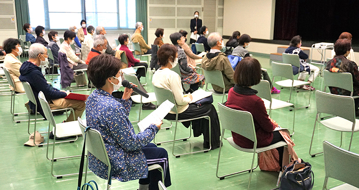 熱心な質問が相次いだ講演会