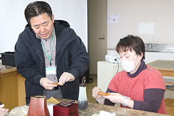 講師から受講者へアドバイスが行われます