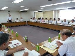 平成26年度日進市防災会議の様子の写真