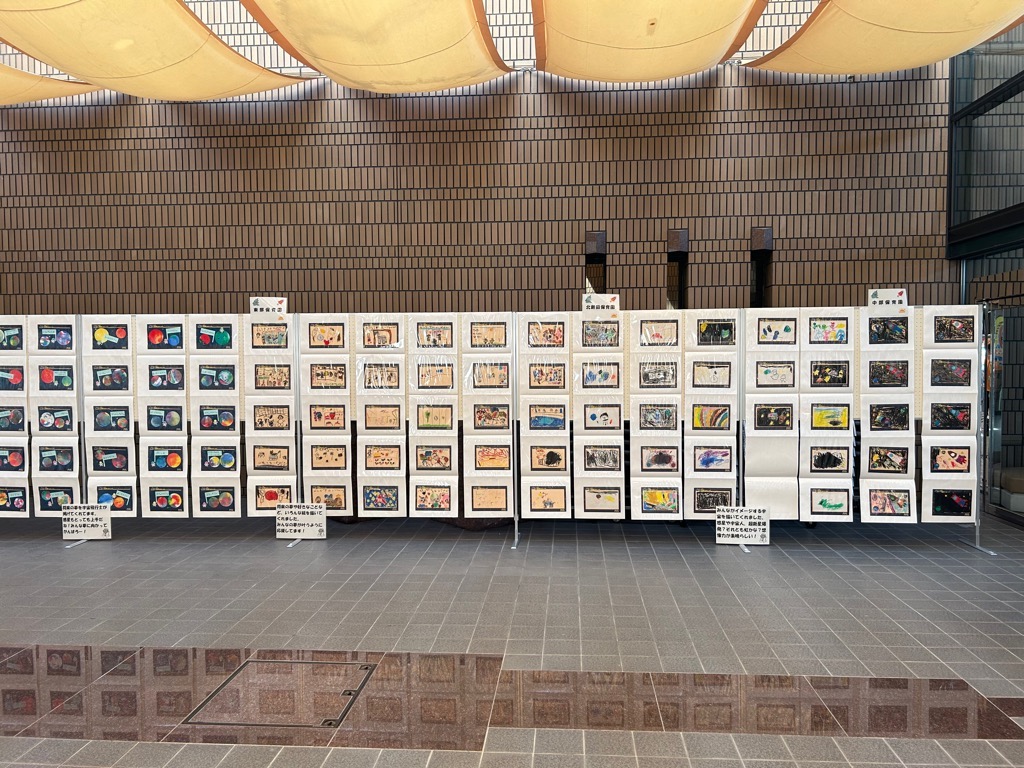 メッセージカード展示
