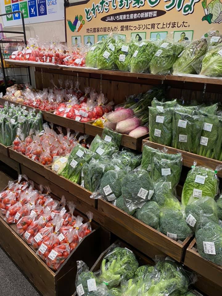 店舗販売の様子