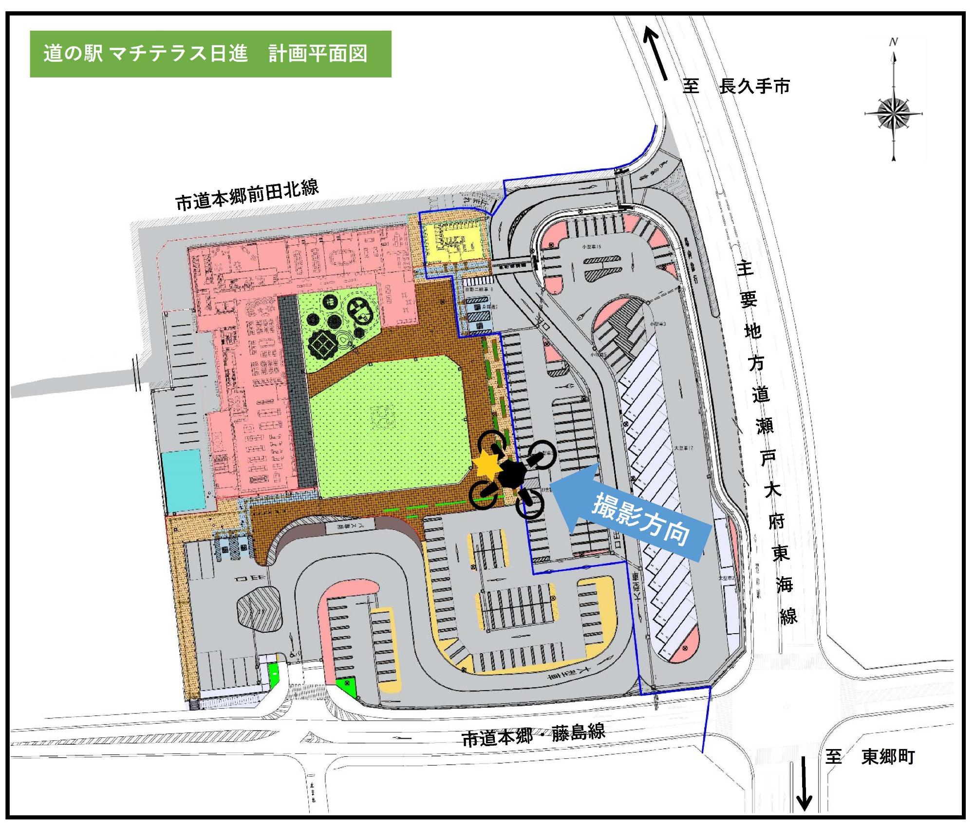 道の駅計画平面図