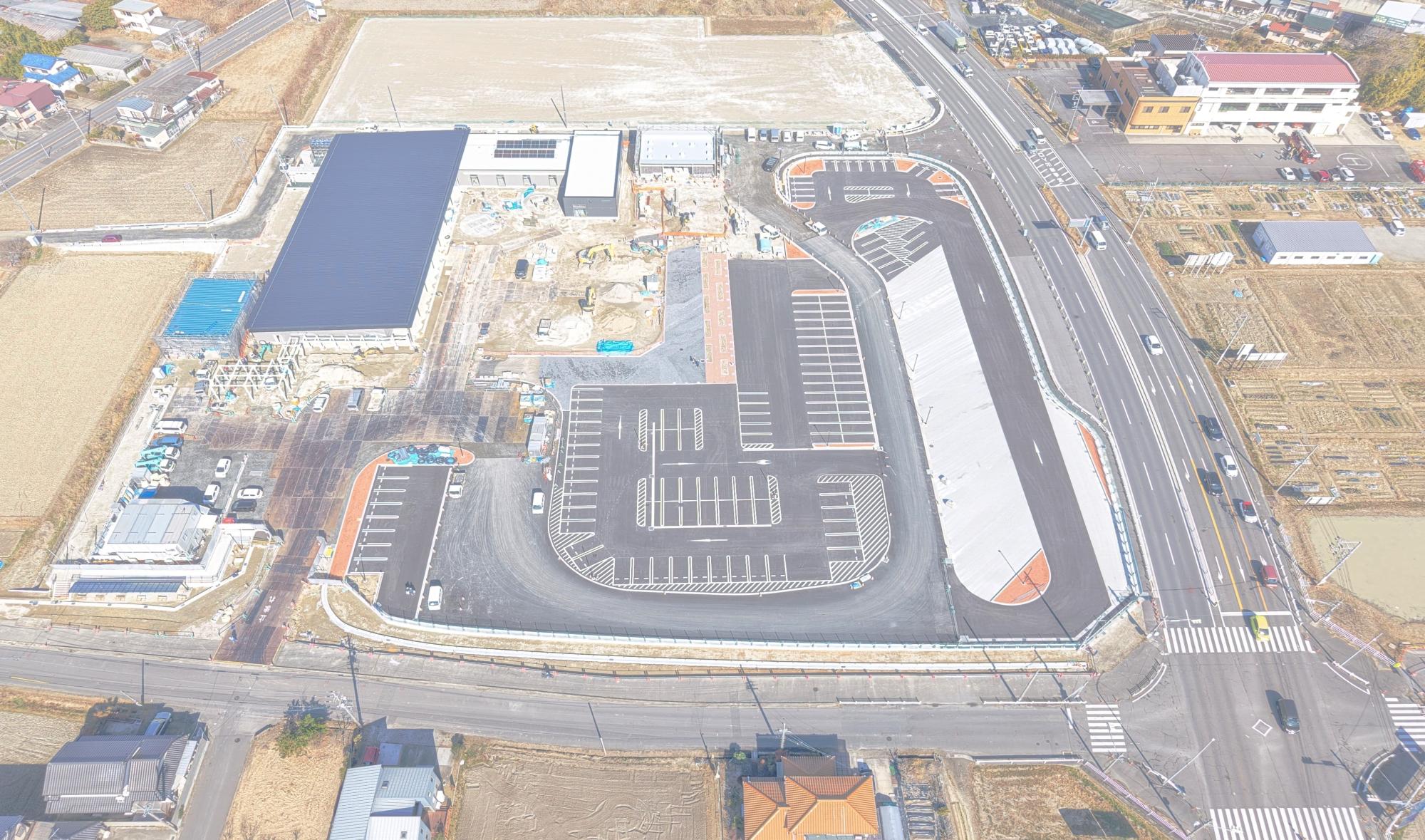 令和7年2月道の駅計画地ドローン空撮