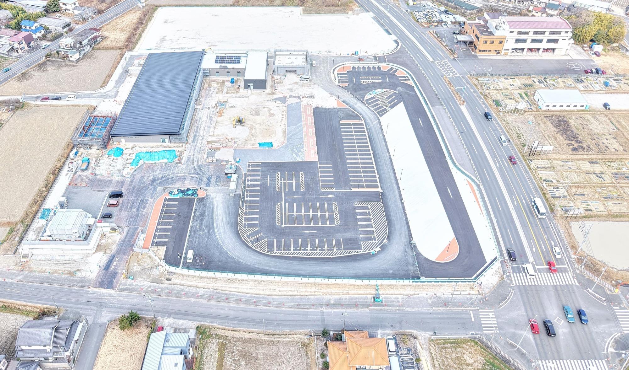 令和7年1月道の駅計画地ドローン空撮