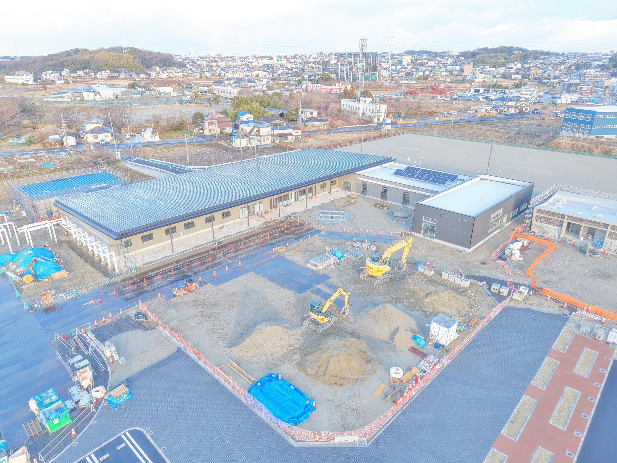 道の駅地域振興施設定点カメラ令和7年2月13日外観撮影