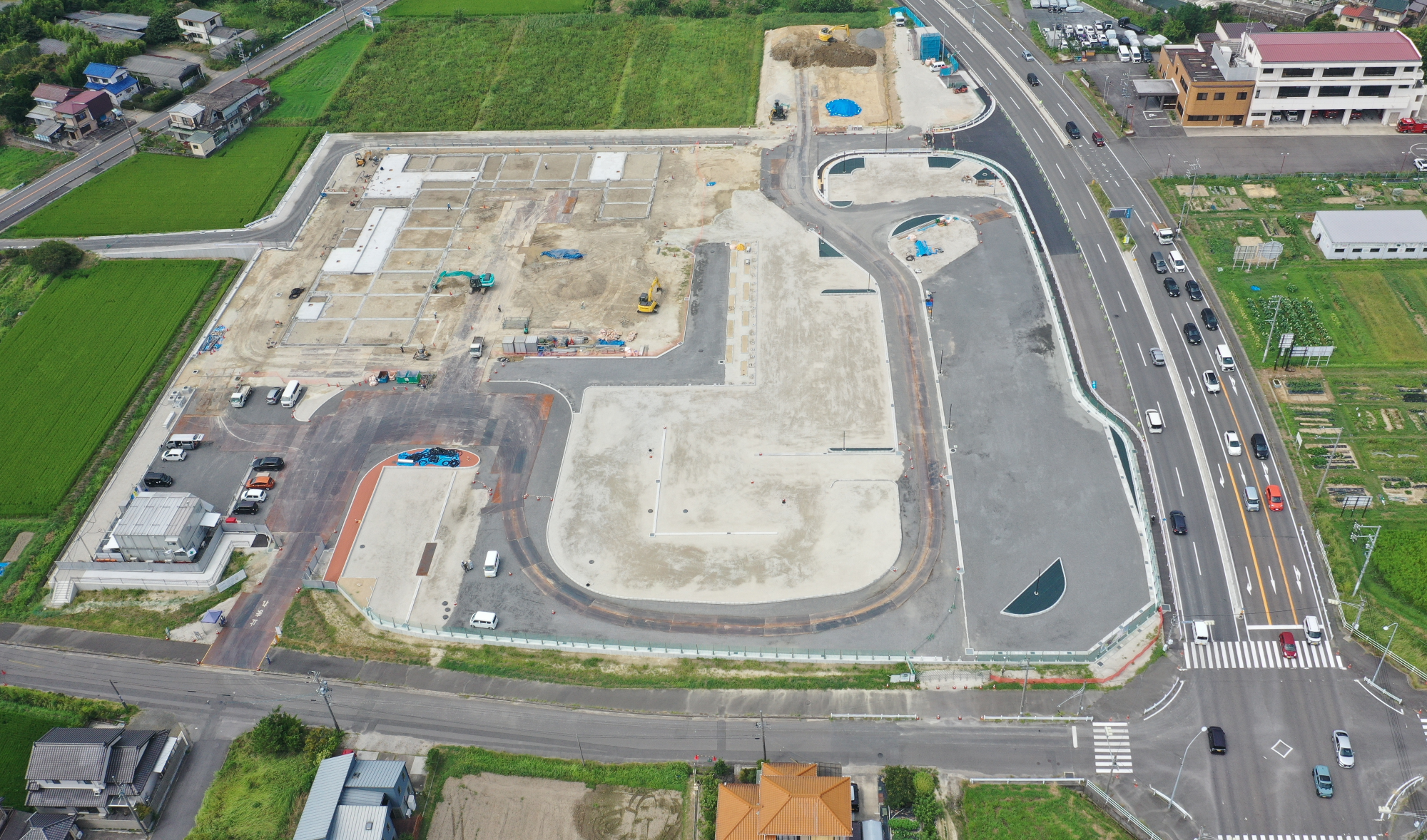 令和6年8月道の駅計画地ドローン空撮