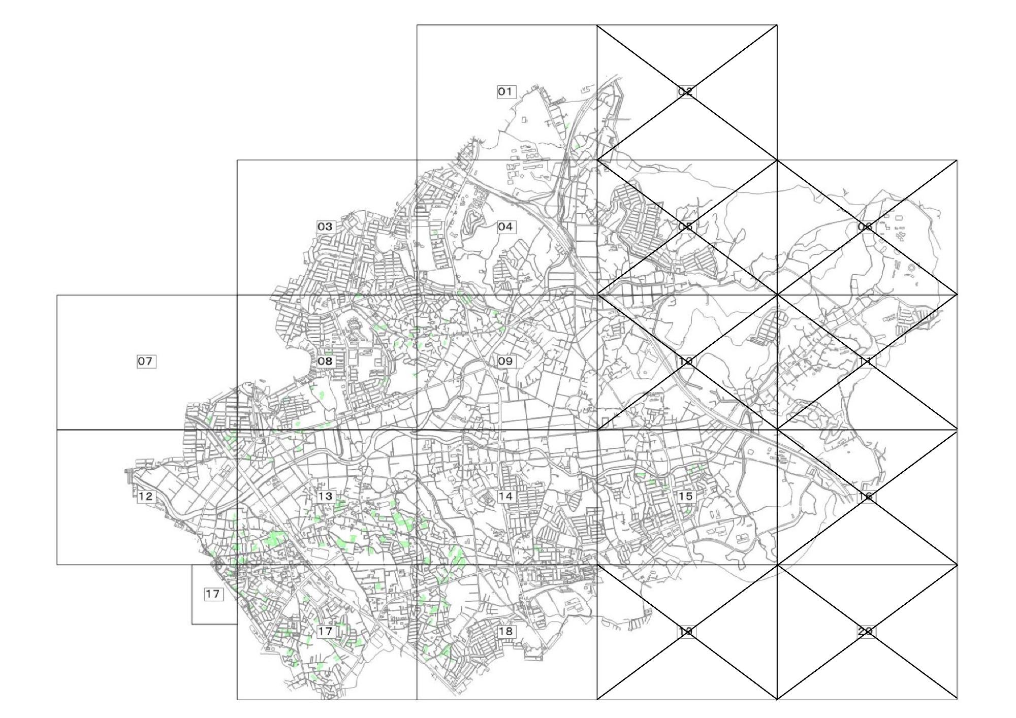 生産緑地位置図