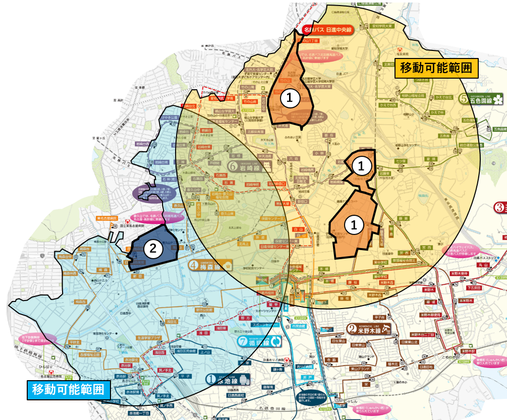 R6くるりんタクシー対象地区