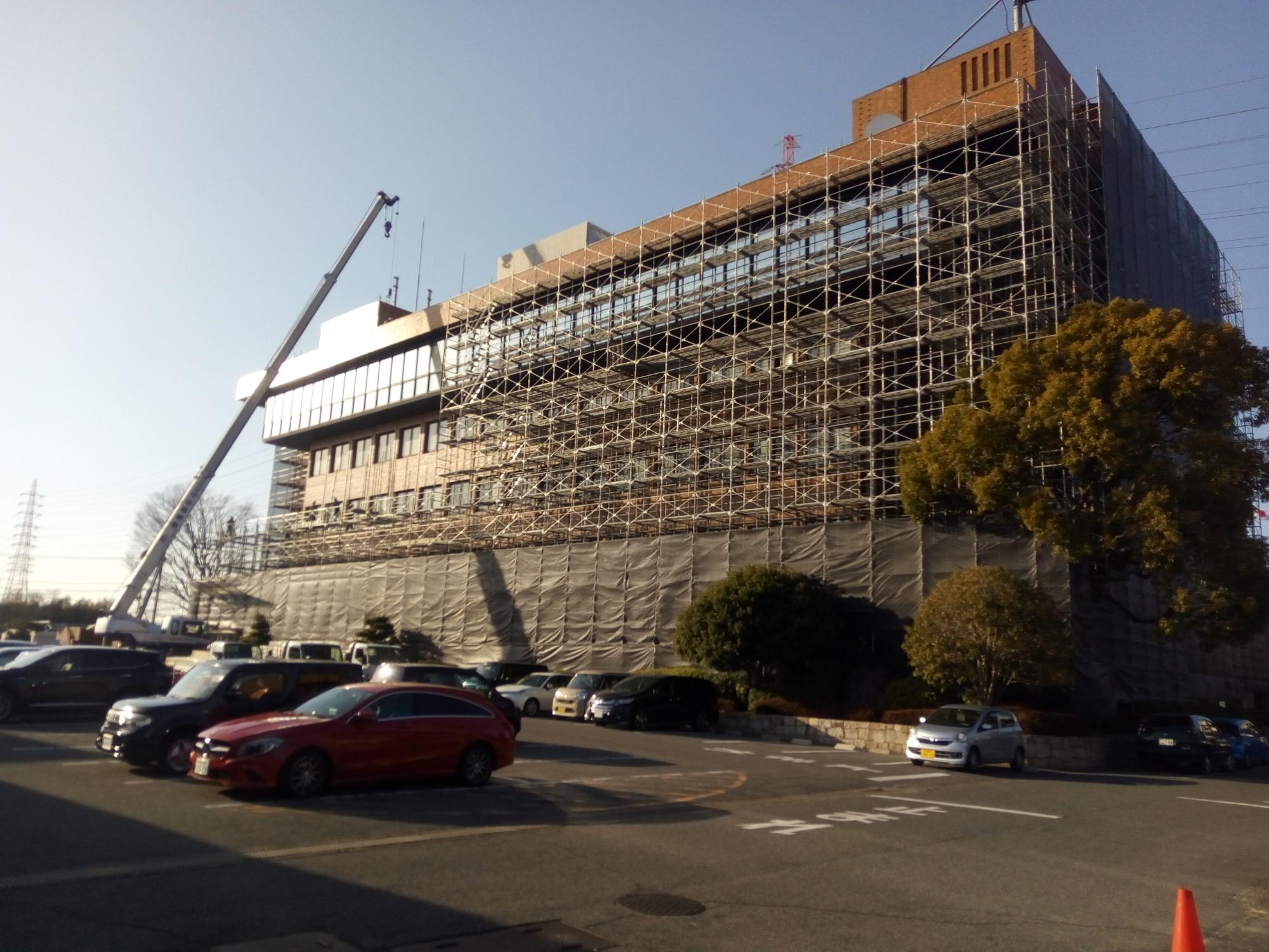 20190221足場撤去開始