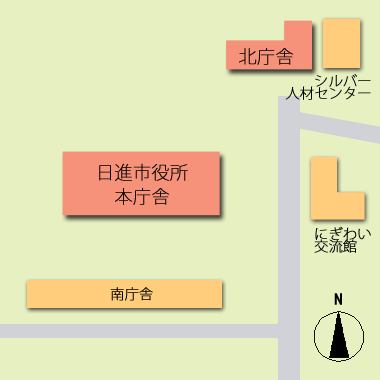 庁舎配置図