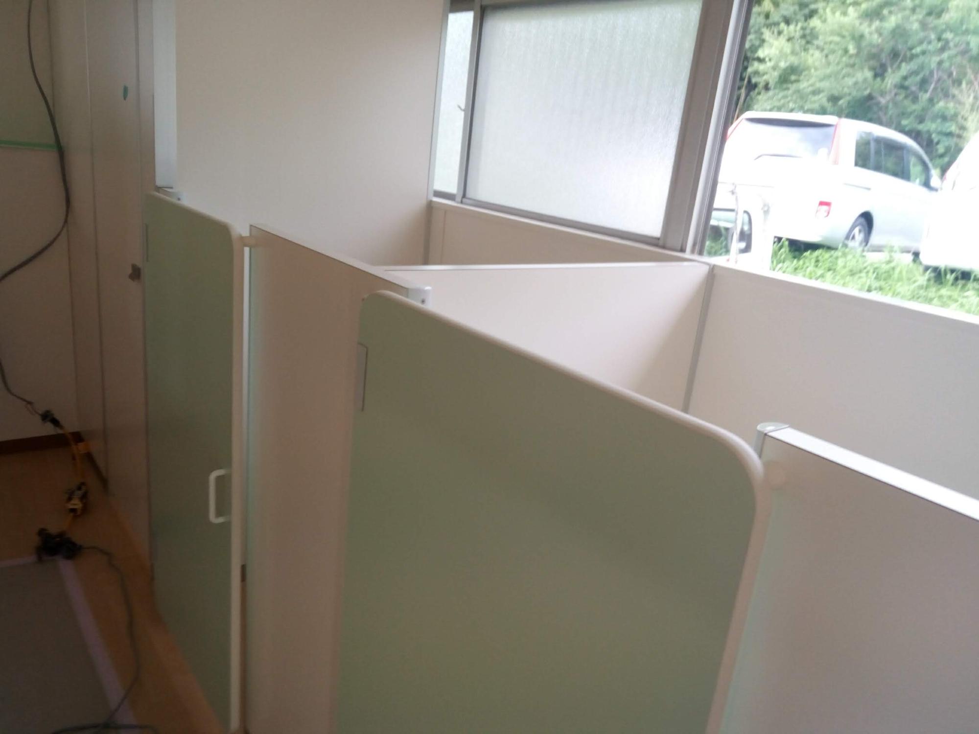 トイレブース設定状況