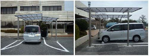 運転席側から乗降する場合のドアの開け方の写真