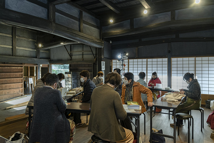 旧市川家住宅で行われた講座