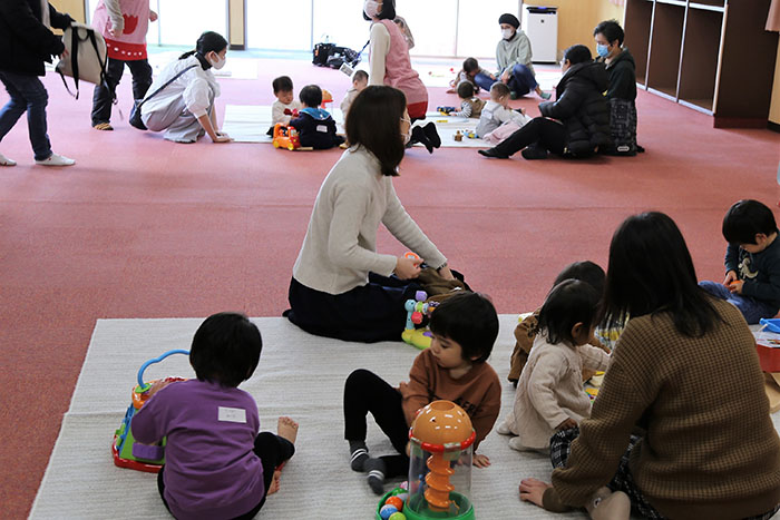 おもちゃは毎回消毒してもらえるので安心して使えます