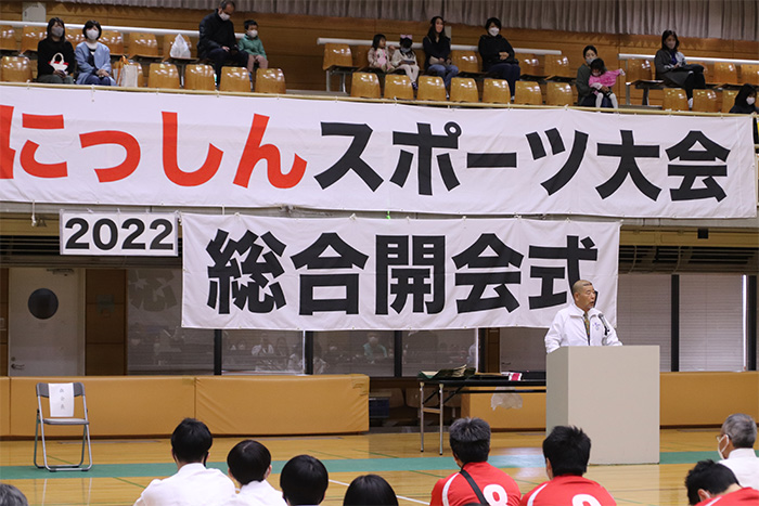 森会長によるあいさつ