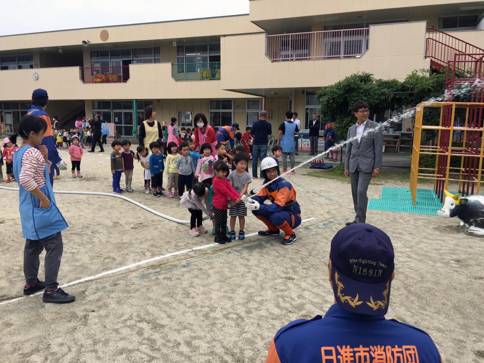北新田防災訓練の様子