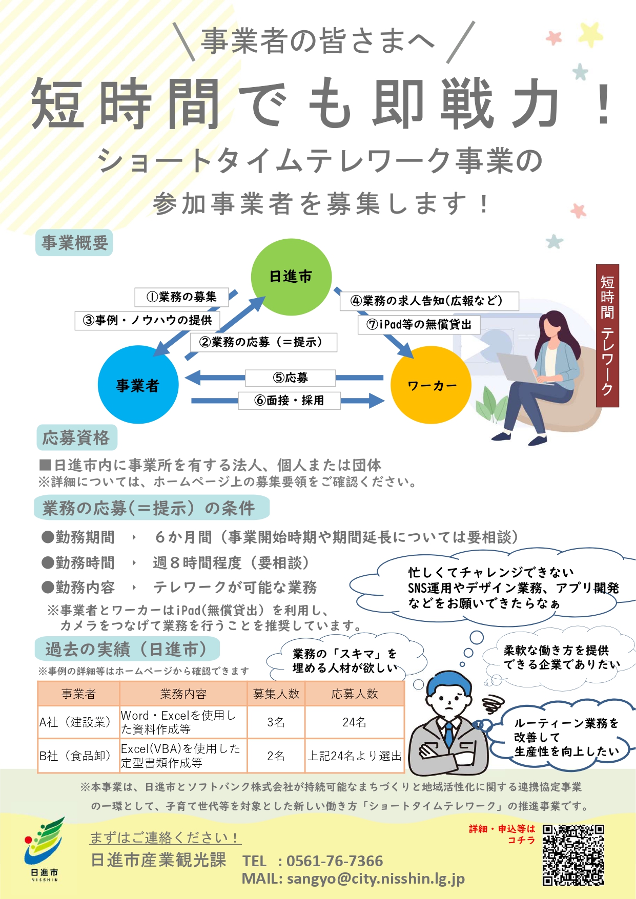 事業者募集チラシ