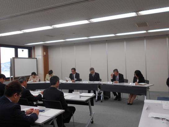 日進市役所にて1月定例教育委員会の様子の写真
