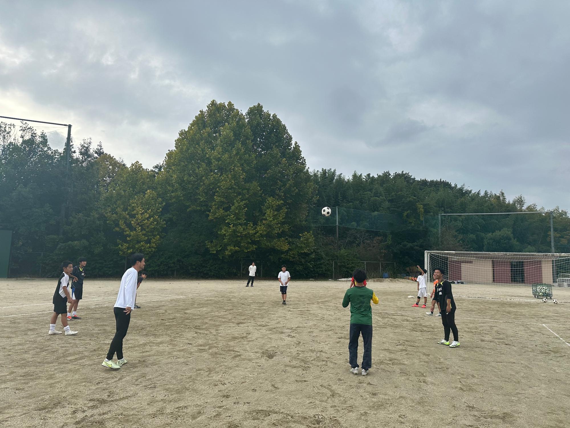 部活動の地域移行に係る実証事業の様子(中学校サッカー4)