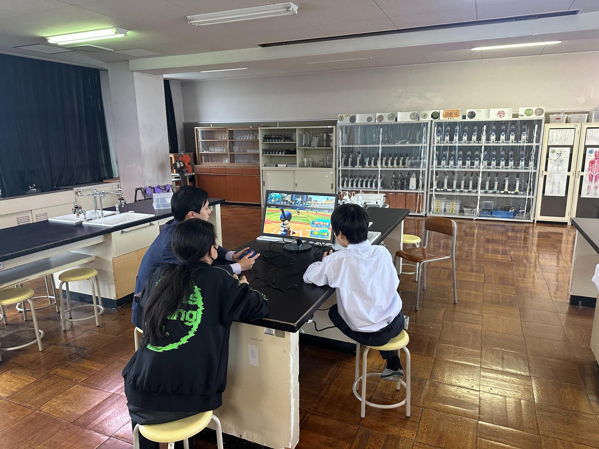 部活動の地域移行に係る実証事業の様子(中学校eスポーツ5)