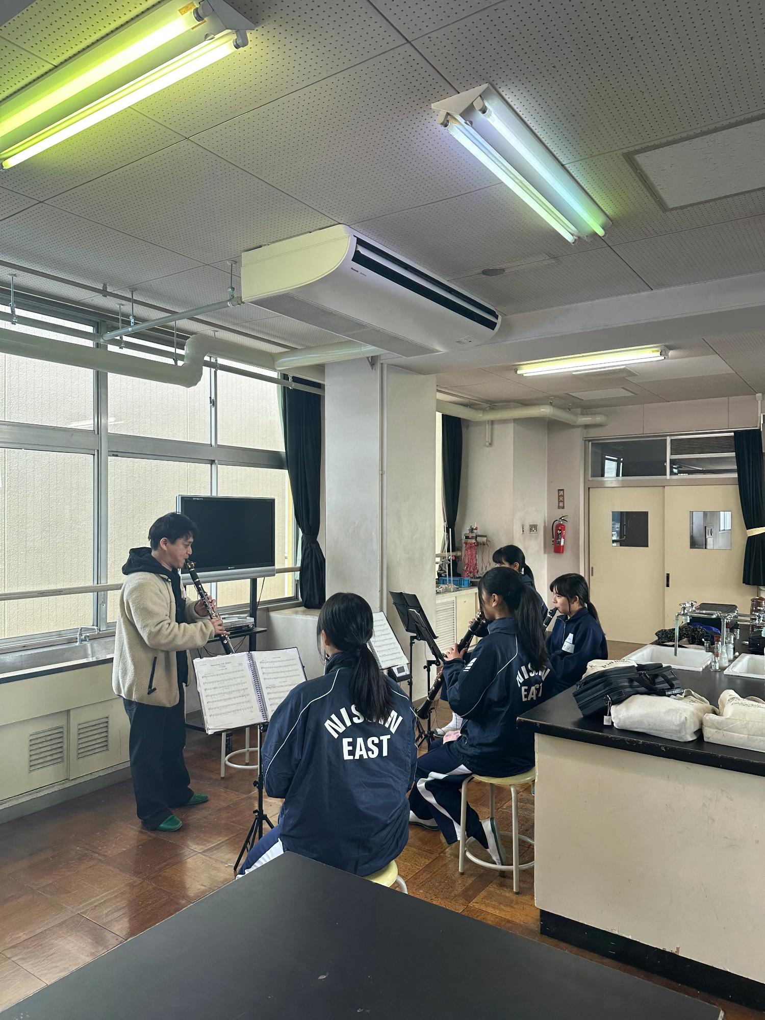 日東中実証事業吹奏楽4