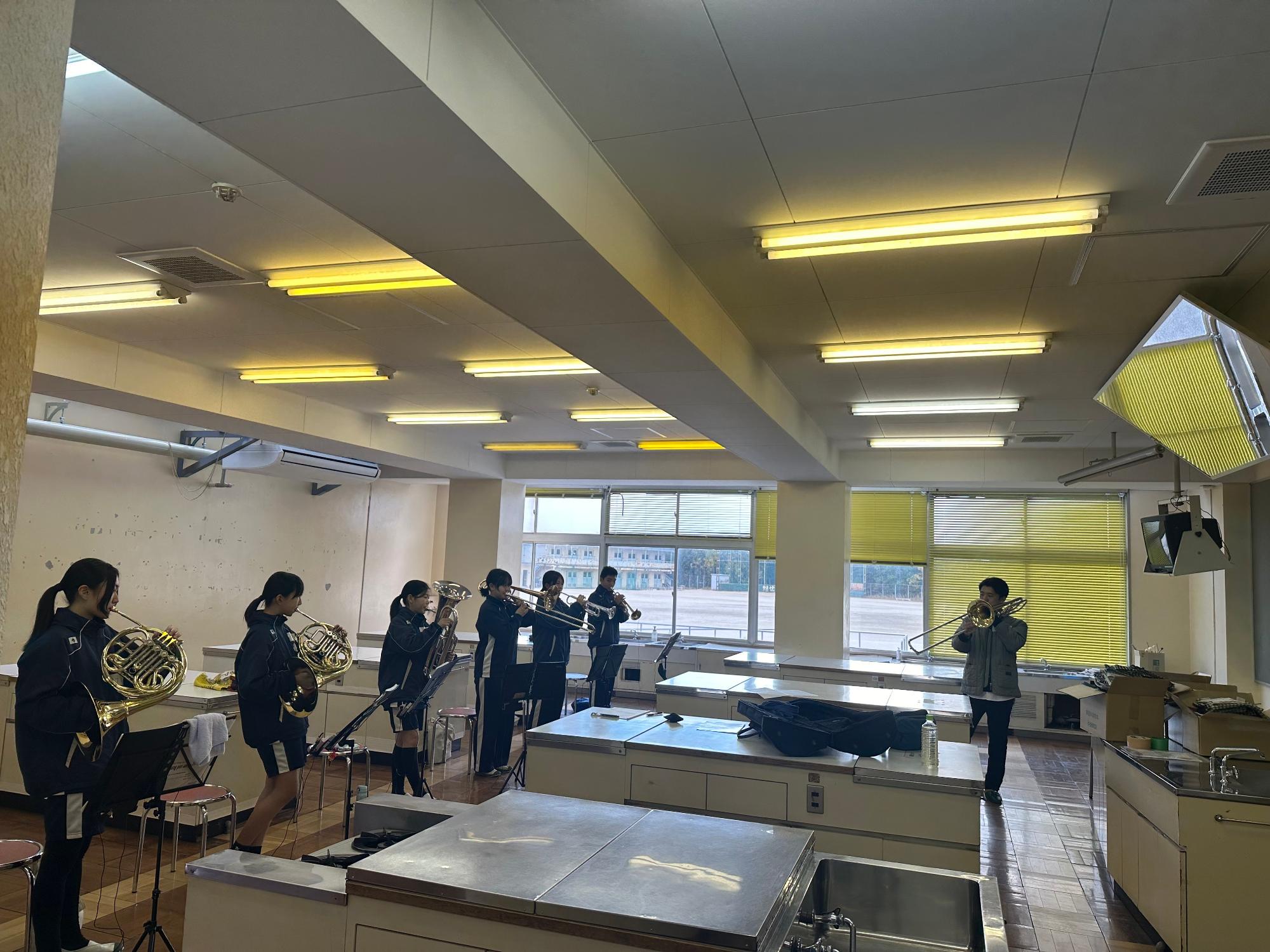 日東中実証事業吹奏楽4の2