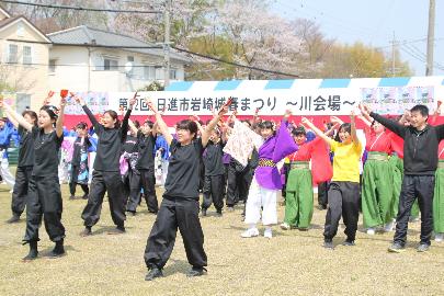 岩崎川会場の総踊り