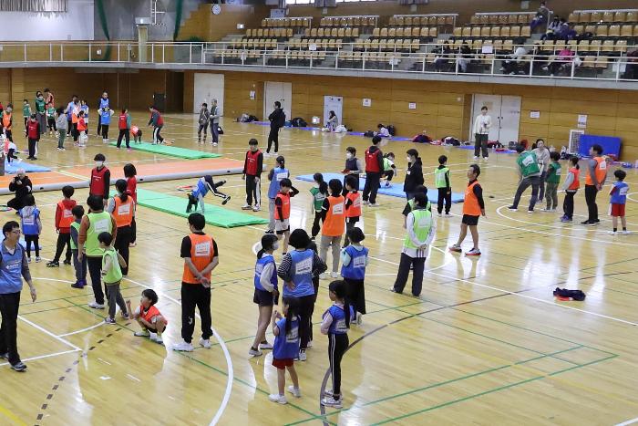 体操教室の会場の様子の写真