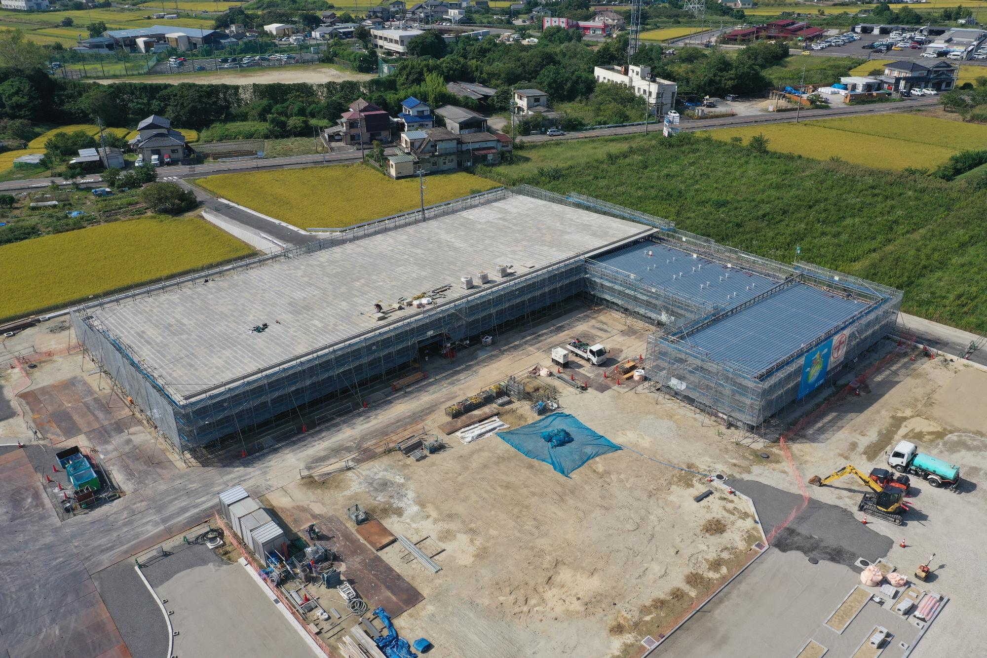 道の駅地域振興施設定点カメラ令和6年10月2日外観撮影