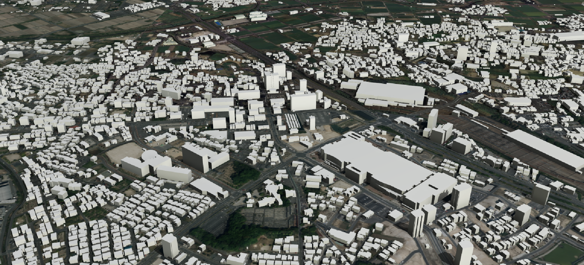 日進市の3D都市モデルが公開されました／日進市