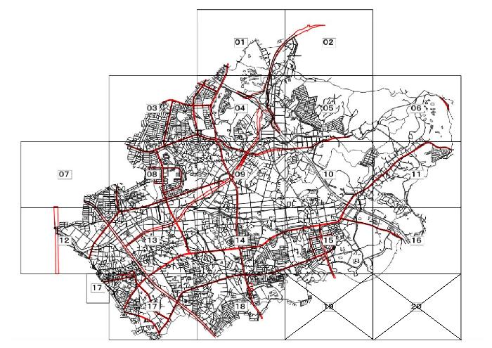 都市計画道路総括図