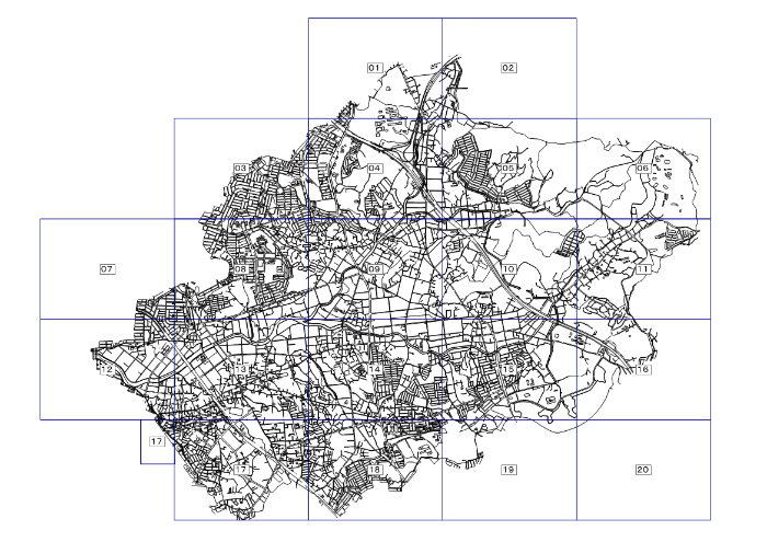 都市計画基本図総括図