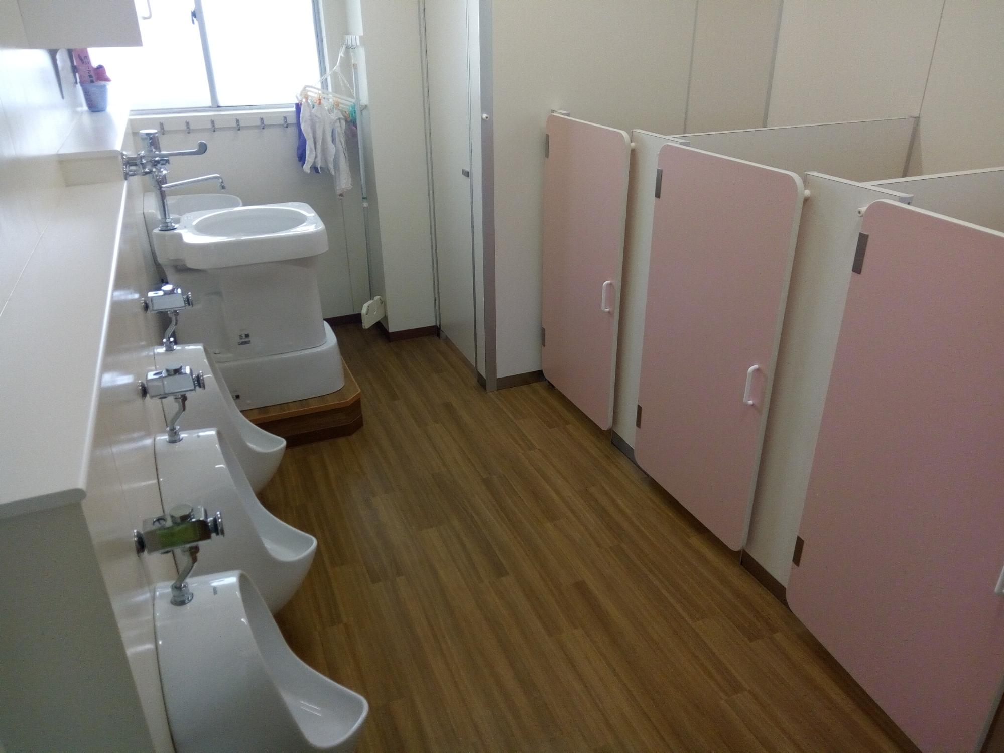 令和元年度事業 北新田保育園トイレ改修工事が完了しました 日進市