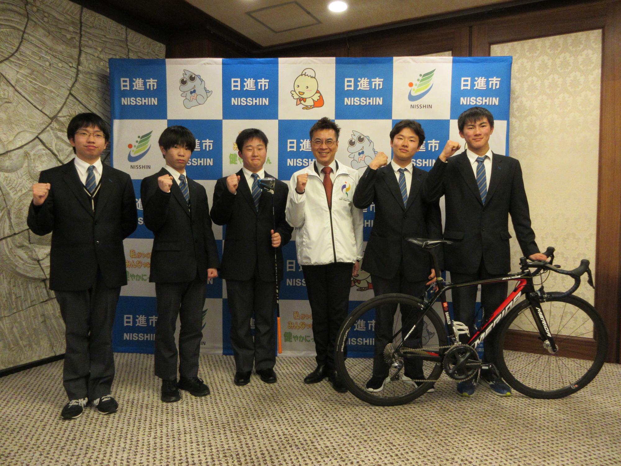 20240221_中部第一高等学校 少林寺拳法部・男子ゴルフ部・自転車競技 全国大会出場報告