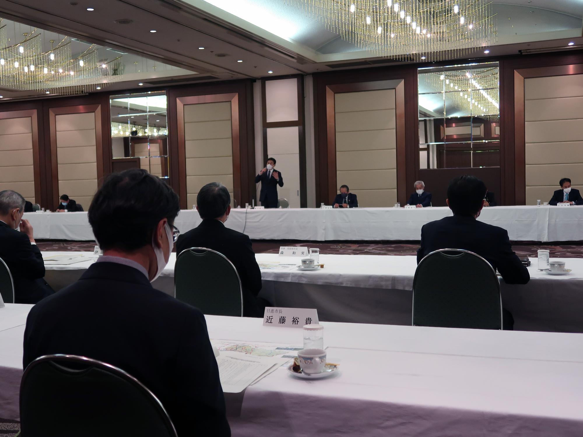 県連所属国会議員などとの意見交換会の様子2