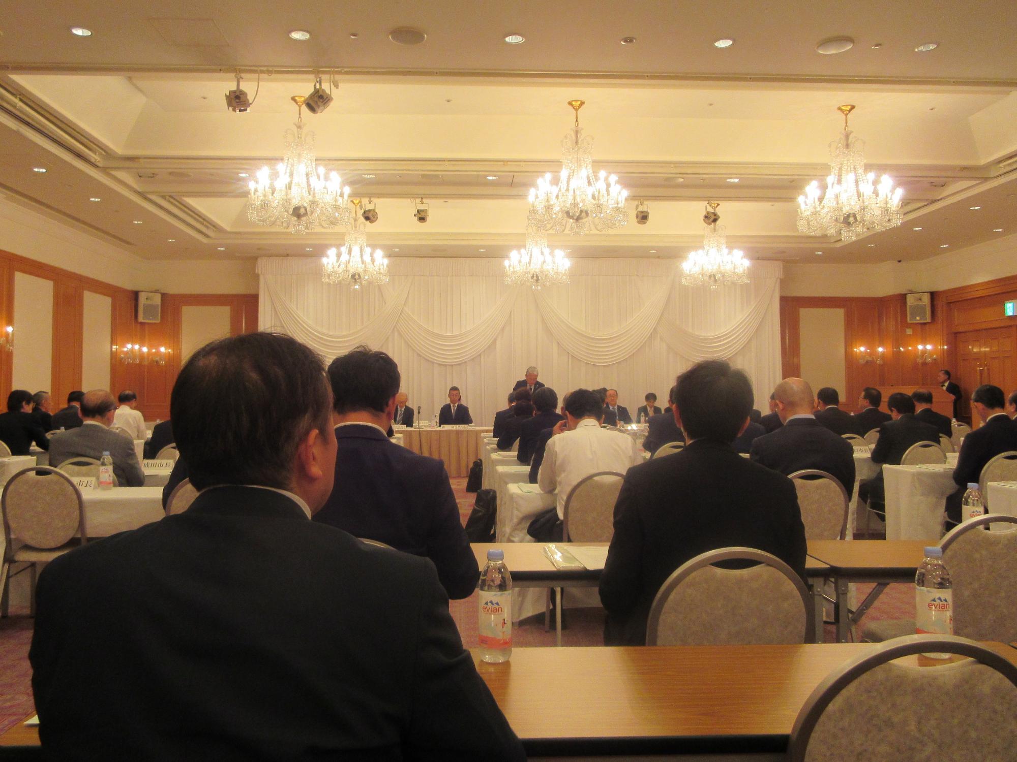 全国市長会の様子