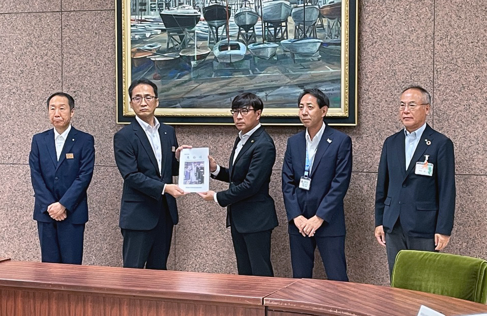 愛知県天白川期成同盟会の要望活動の様子1