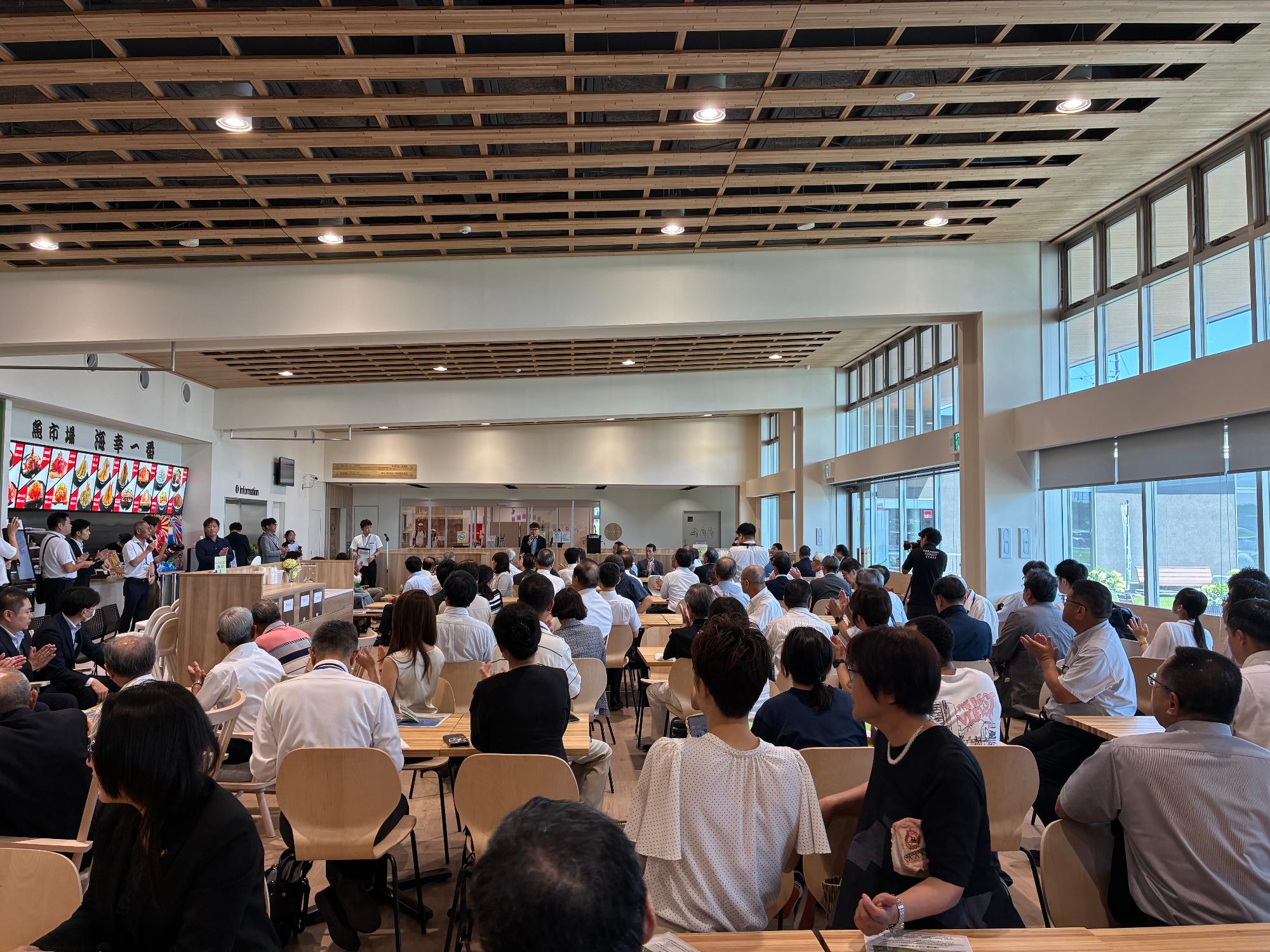 20250729_道の駅 マチテラス日進 内覧会の様子
