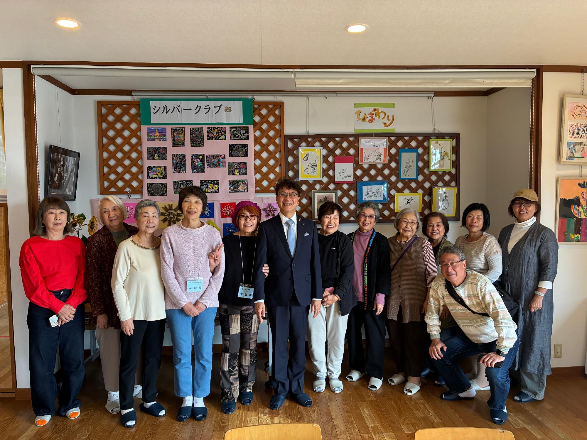 20251102_シルバークラブ、ひまわりの皆さんと近藤市長