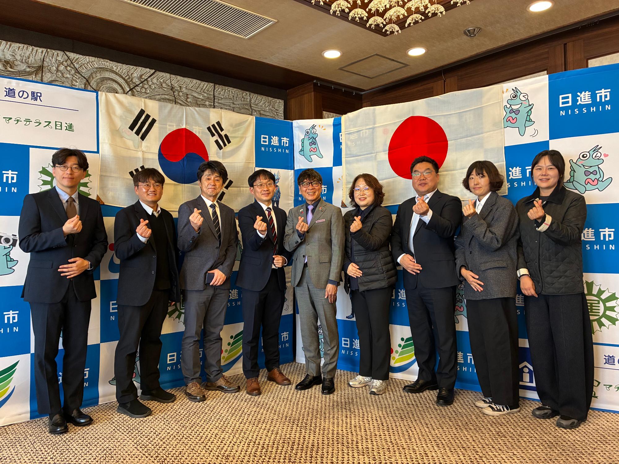 20251124_錦山郡、錦山文化観光祭財団、忠清南道日本事務所の職員の方々と近藤市長