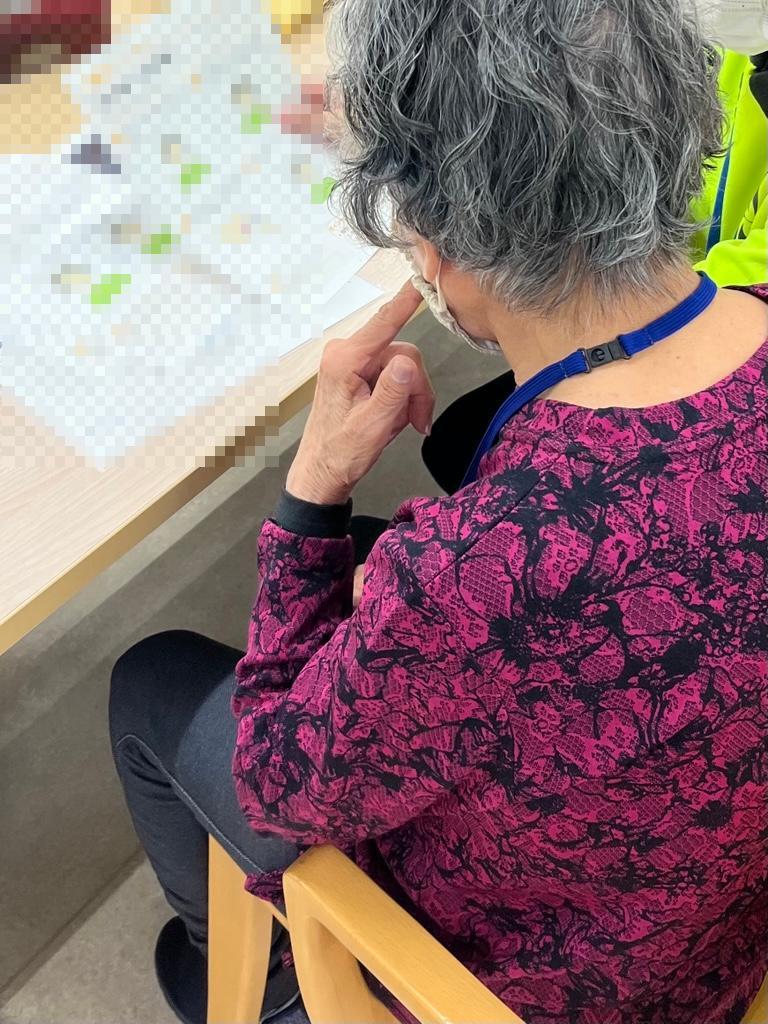 愛泉館での個別指導の様子