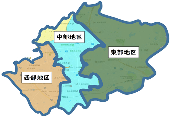 生活支援コーディネーター地区イラスト