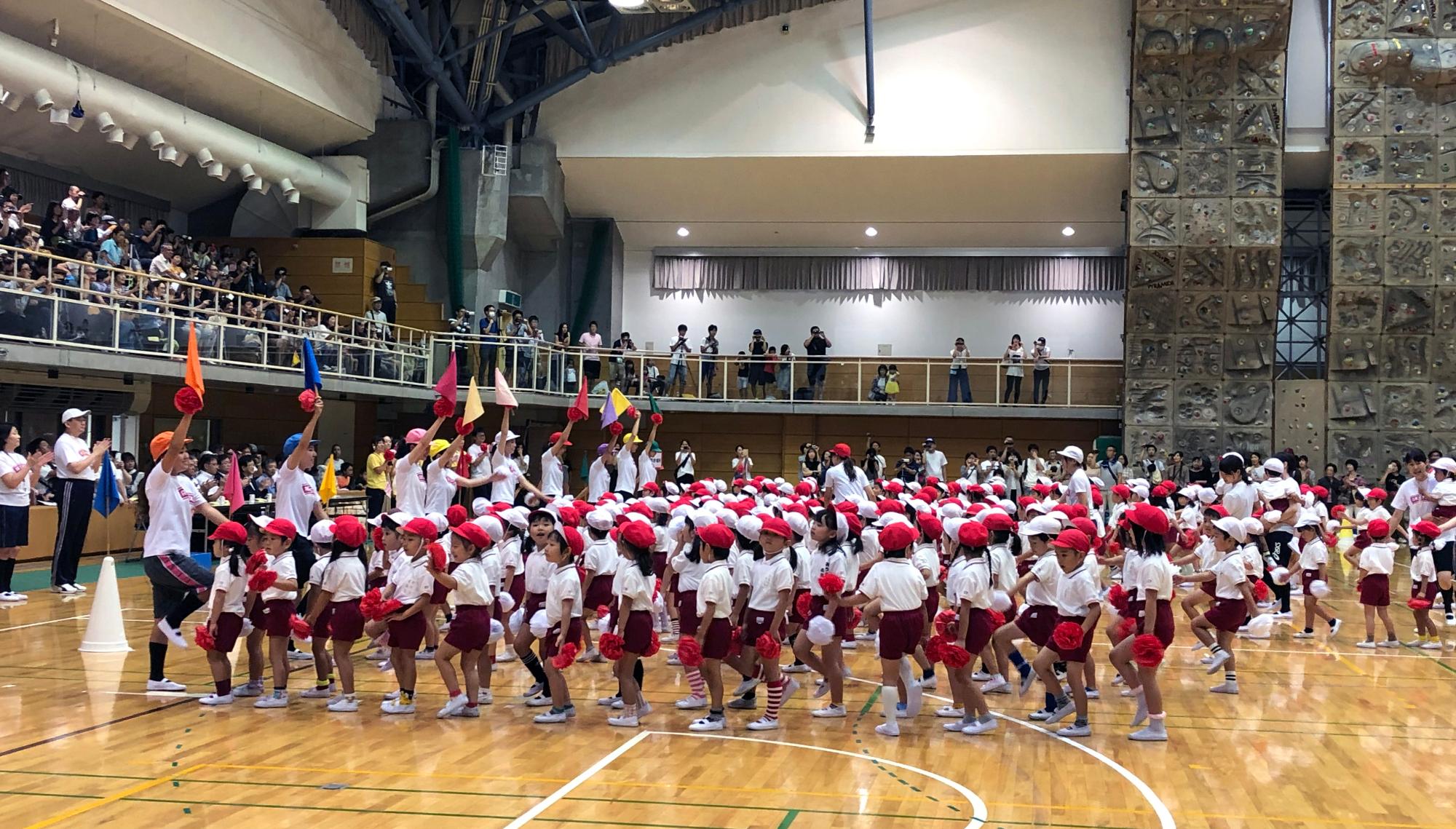 和合あかつき幼稚園運動会の様子